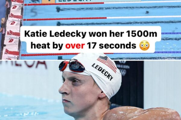 Katie Ledecky Nearly Laps Competition in 1,500-Meter Race to Olympics Fans’ Delight: ‘Looks Like No One Else Is in the Pool’