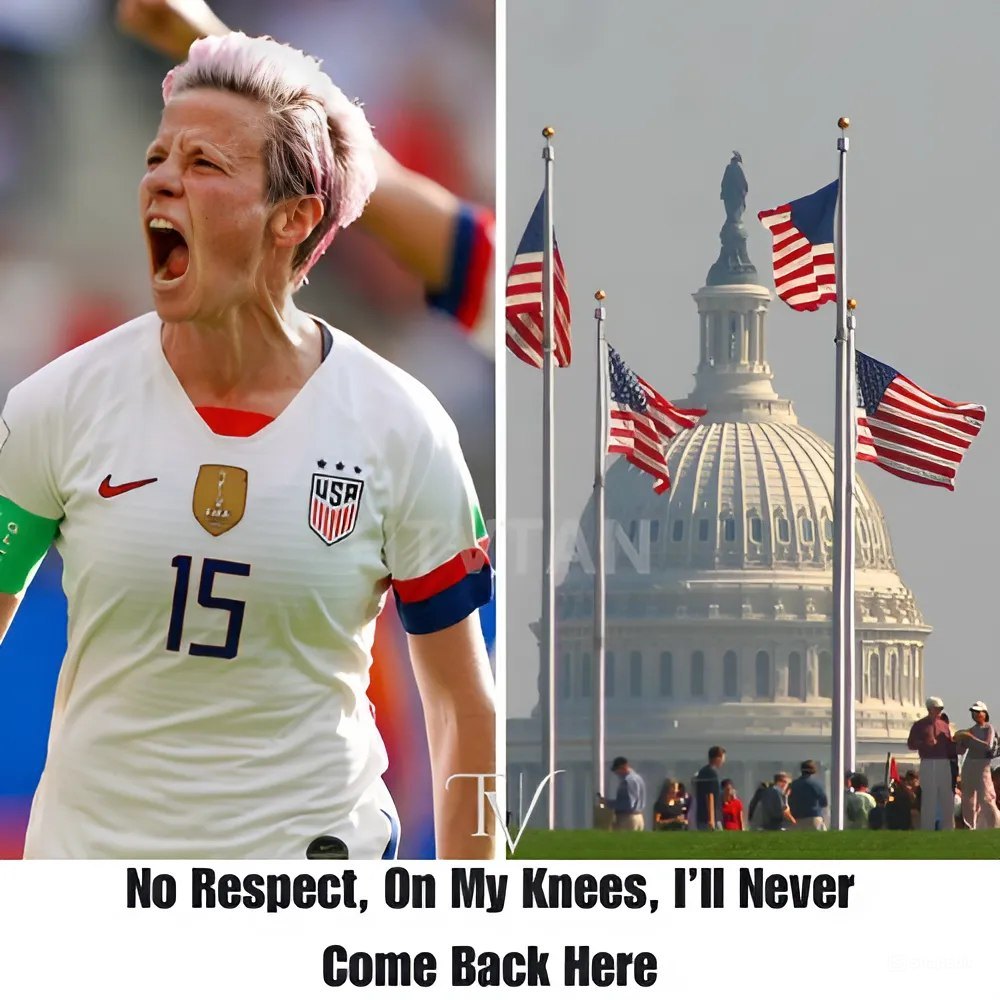 “No Respect, On My Knees, I’ll Never Come Back Here” – Megan Rapinoe Booked Flight Out of US.