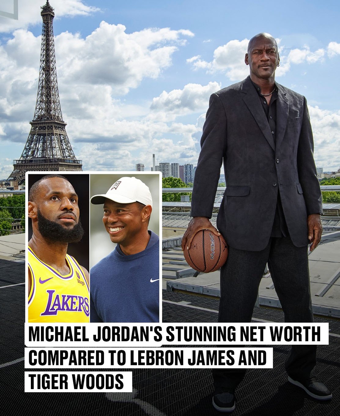 Michael Jordan's stunning net worth compared to Tiger Woods and LeBron James